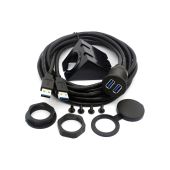 Cabinet Mount Dual USB 3.0 Port