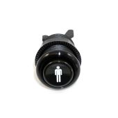 Industrias Lorenzo Concave Pushbutton - Black - Player 1