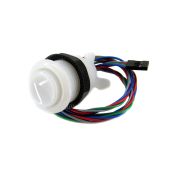 Industrias Lorenzo Concave Pushbutton - Milky White RGB Illuminated