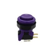 Industrias Lorenzo Short Concave Pushbutton - Purple (PSL-C)