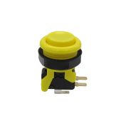 Industrias Lorenzo Short Concave Pushbutton - Yellow (PSL-C)