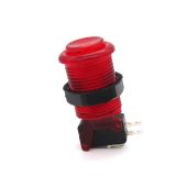 Industrias Lorenzo Concave Pushbutton - Translucent Red