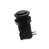 Industrias Lorenzo Convex Pushbutton - Black (PSL-L/CV)