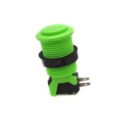 Industrias Lorenzo Convex Pushbutton - Bright Green (PSL-L/CV)