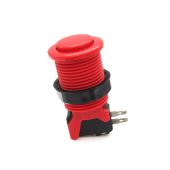 Industrias Lorenzo Convex Pushbutton - Red (PSL-L/CV)