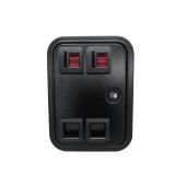 Industrias Lorenzo Double Entry Arcade Coin Door for Coin Mechs