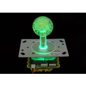 LED Joystick 2-4-8-way with Green LED Ball Top