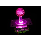 LED Joystick 2-4-8-way with Pink LED Ball Top