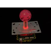 LED Joystick 2-4-8-way with Red LED Ball Top