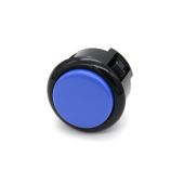 Sanwa OBSF 30mm Pushbutton - Dark Blue with Black Bezel
