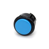 Sanwa OBSF 30mm Pushbutton - Light Blue with Black Bezel