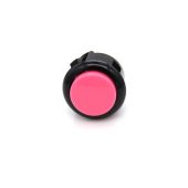Sanwa OBSF 24mm Pushbutton - Pink with Black Bezel