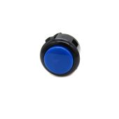 Sanwa OBSF 24mm Pushbutton - Royal Blue with Black Bezel