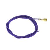 Purple Wire with .187" Insulated Female Connector